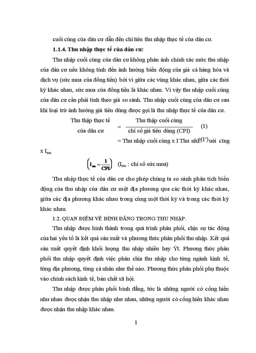 image for page Vận dụng một số phương pháp thống kê để phân tích thu nhập và tiêu dùng của dân cư tỉnh Yên Bái 1
