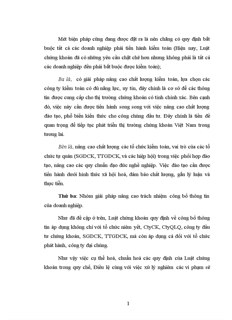 image for page Thực trạng thị trường chứng khoán Việt Nam và giải pháp nâng cao hoạt động của thị trường này 1