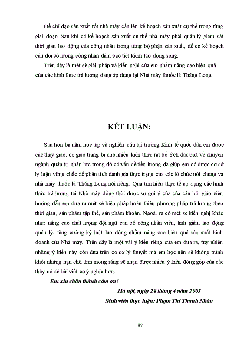 image for page Một số biện pháp nhằm nâng cao hiệu quả của các hình thức trả lương trả công tại Nhà máy thuốc lá Thăng Long 1