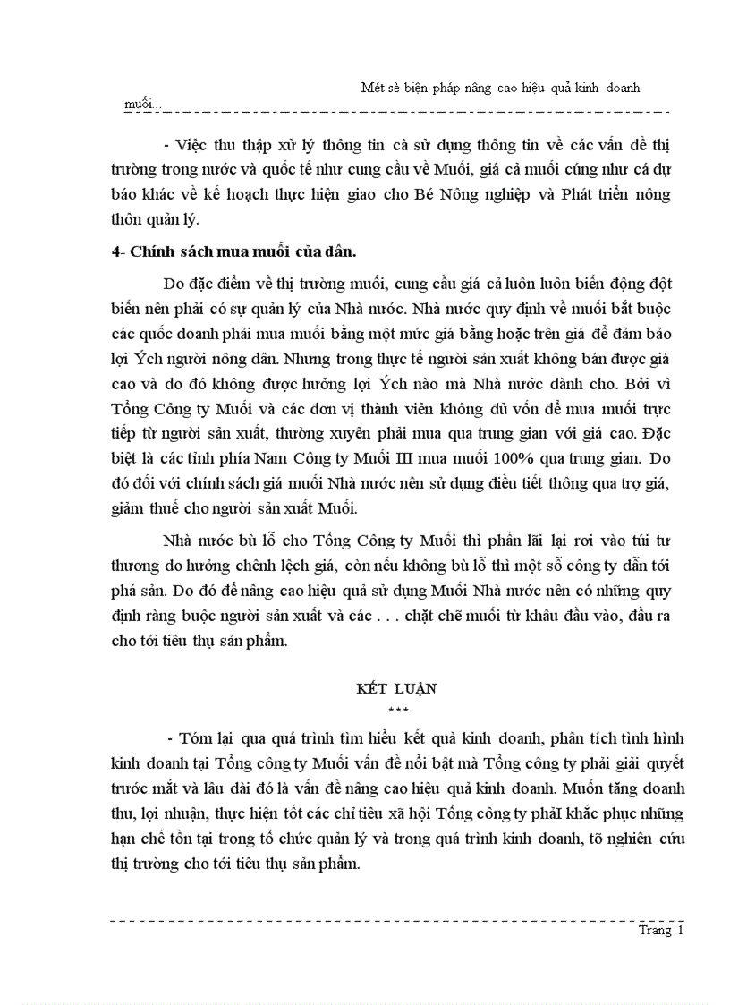 image for page Một số biện pháp góp phần nâng cao hiệu quả kinh doanh muối ở Tổng Công ty Muối Việt Nam 1