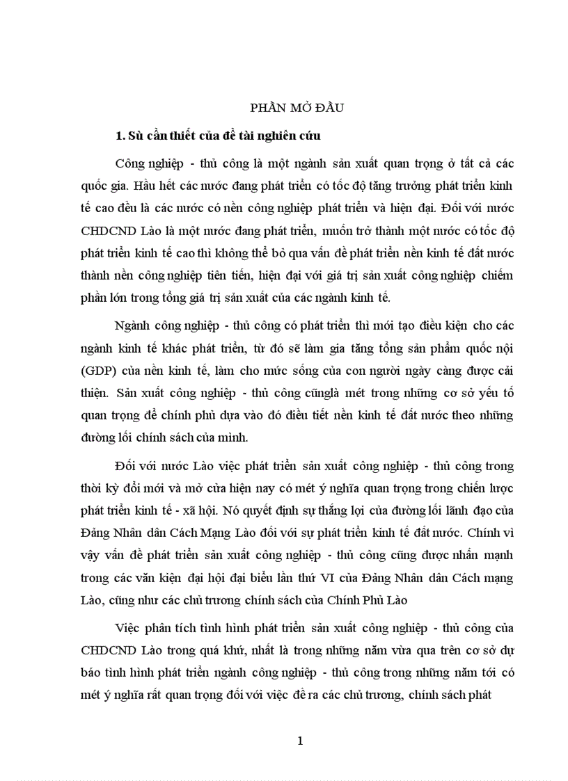 image for page Vận dụng một số phương pháp thống kê để phân tích tình hình phát triển công nghiệp thủ công ở CHDCND Lào giai đoạn 1985 1989 và dự báo giai đoạn 1999 2005 1
