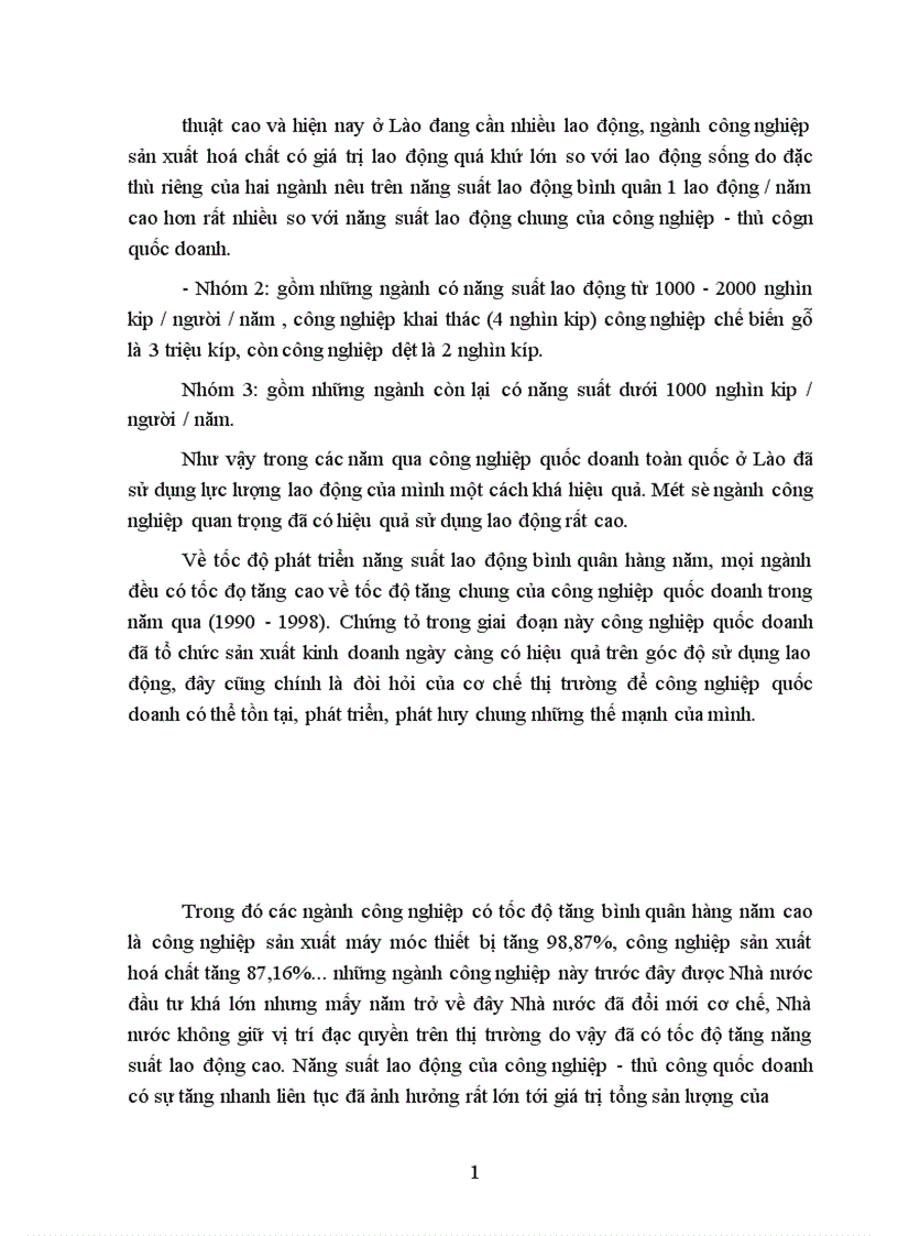 image for page Vận dụng một số phương pháp thống kê để phân tích tình hình phát triển công nghiệp thủ công ở CHDCND Lào giai đoạn 1985 1989 và dự báo giai đoạn 1999 2005 1