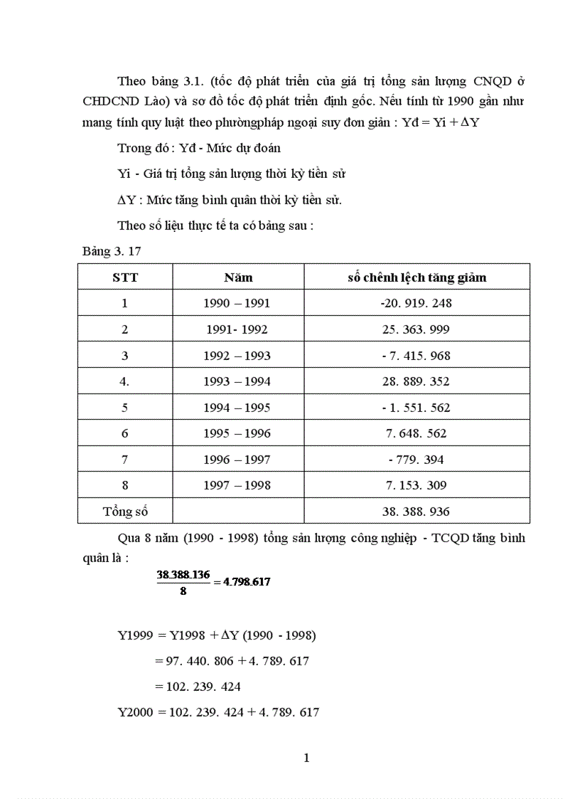 image for page Vận dụng một số phương pháp thống kê để phân tích tình hình phát triển công nghiệp thủ công ở CHDCND Lào giai đoạn 1985 1989 và dự báo giai đoạn 1999 2005 1