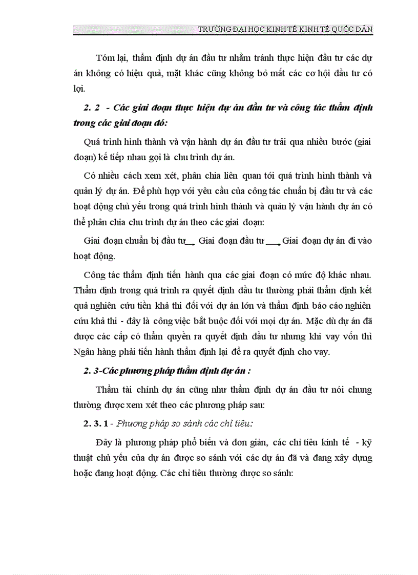 image for page Tình hình thẩm định khía cạnh tài chính dự án đầu tư tại Sở giao dịch I Ngân hàng Đầu tư Phát triển Việt Nam 1