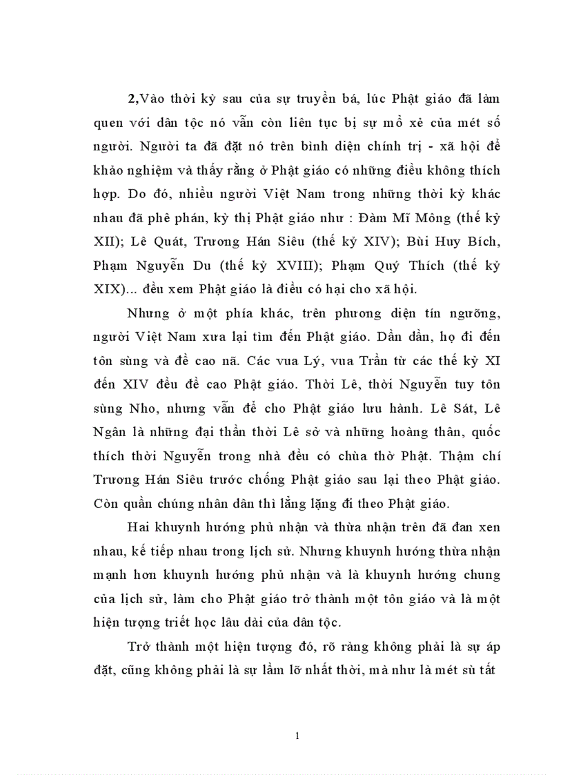 Giá trị và hạn chế của Phật giáo trong phương pháp tư duy của người Việt Nam 1