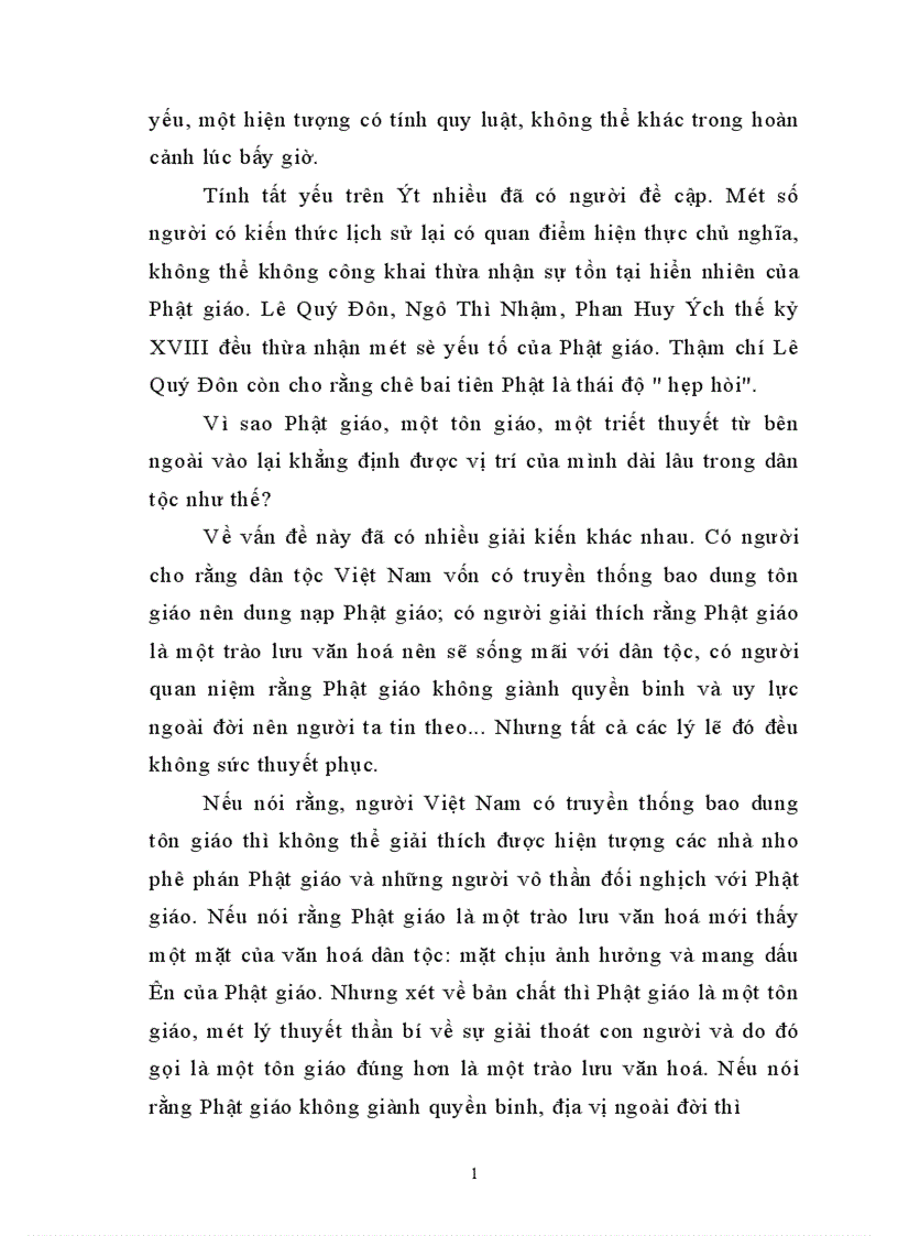 Giá trị và hạn chế của Phật giáo trong phương pháp tư duy của người Việt Nam 1