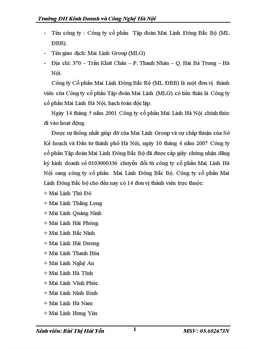 image for page Chiến lược cạnh tranh và thu hút khách hàng của Công ty Cổ phần Mai Linh Đông Bắc Bộ 1