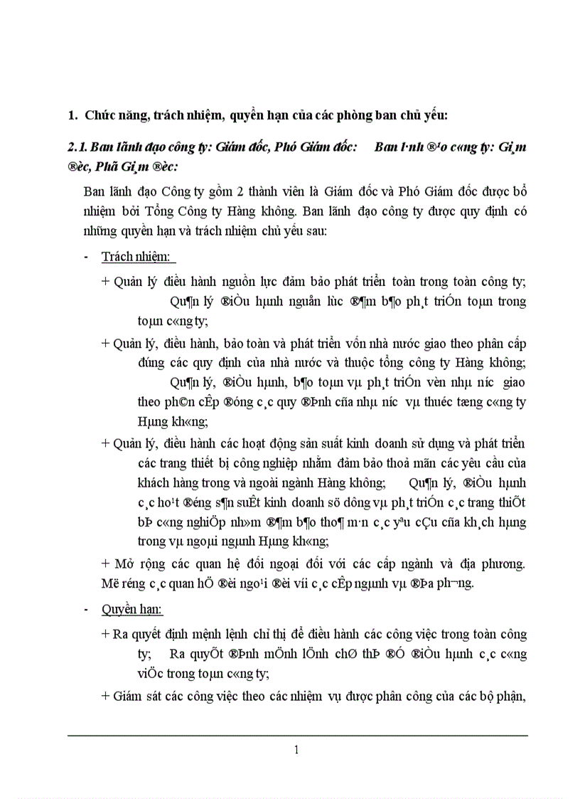image for page Báo cáo thực tập tại công ty in Hàng không