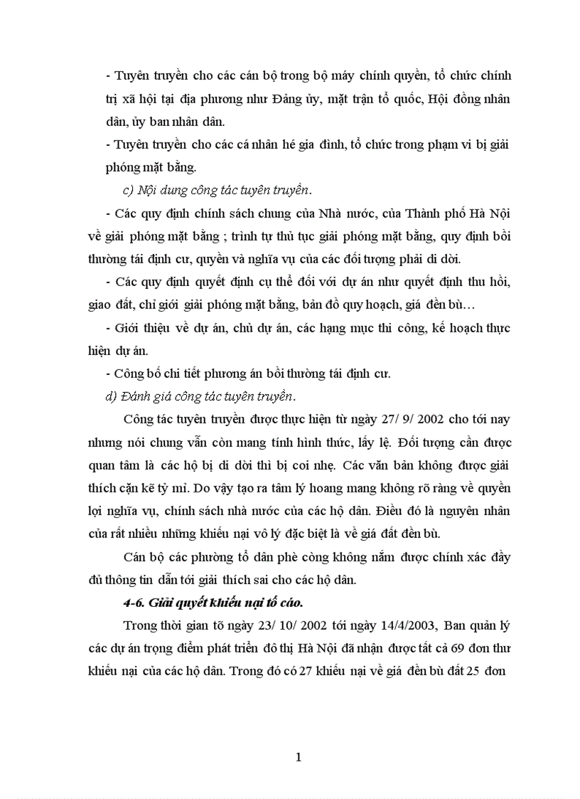image for page Công tác giải phóng mặt bằng tuyến phố Tây Sơn Dự án xây dựng cải tạo nút giao thông Ngã Tư Sở