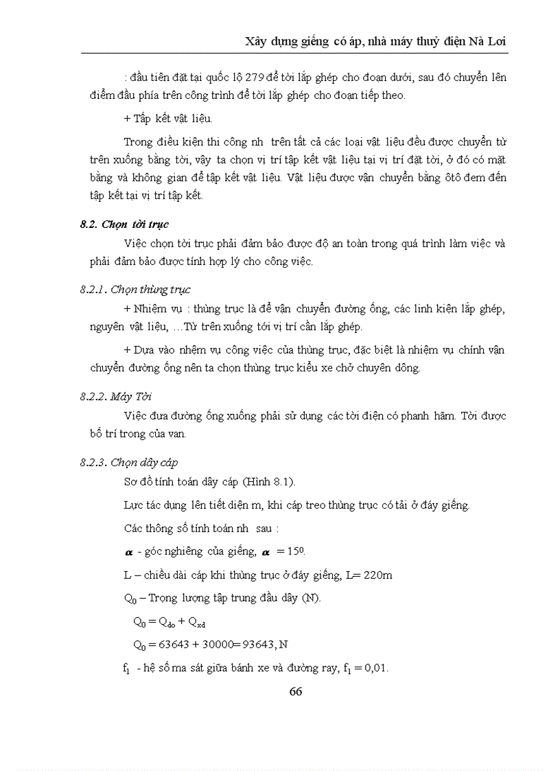 image for page Xây dựng giếng có áp nhà máy thuỷ điện Nà Lơi 1