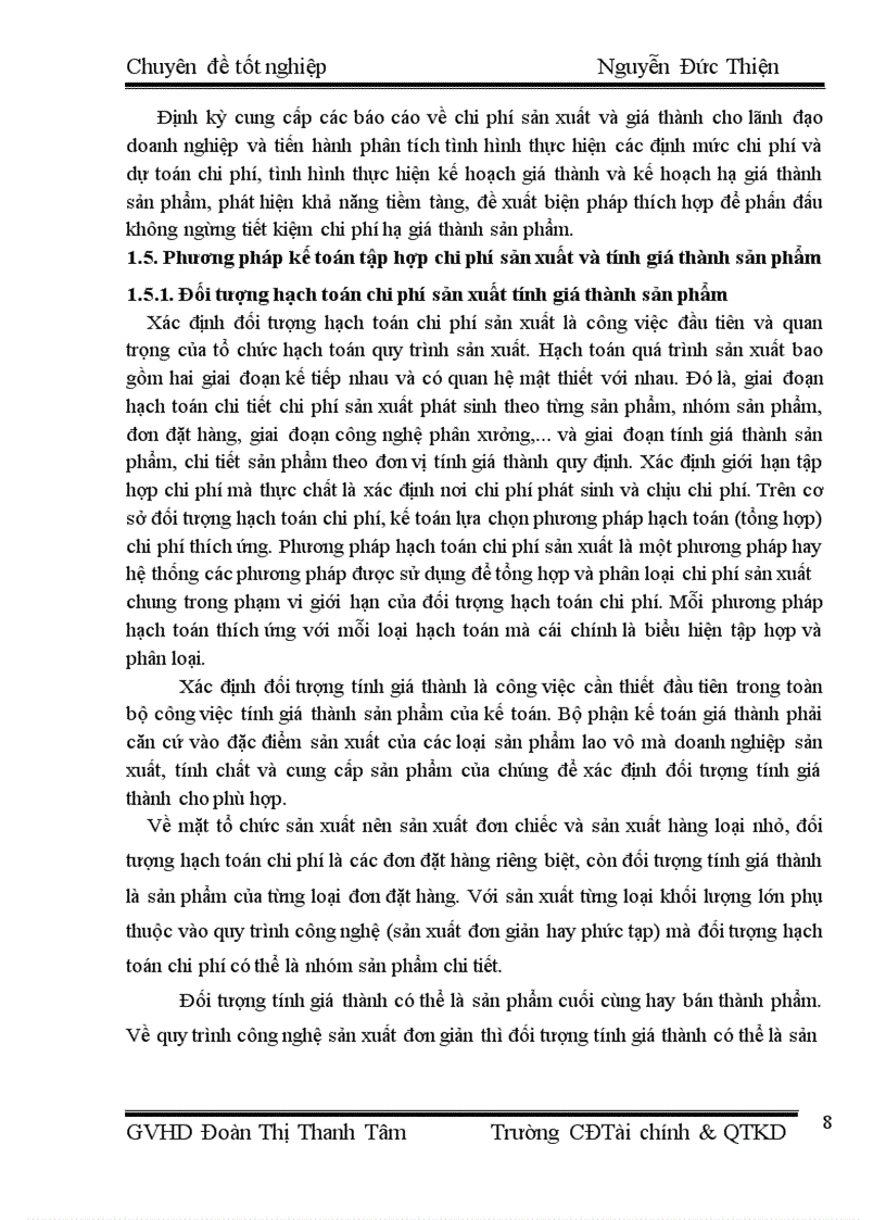 image for page Hoàn thiện tổ chức công tác Kế toán tập hợp chi phí sản xuất tính giá thành sản phẩm 1