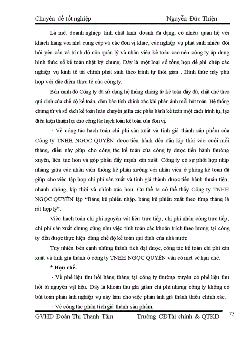 image for page Hoàn thiện tổ chức công tác Kế toán tập hợp chi phí sản xuất tính giá thành sản phẩm 1