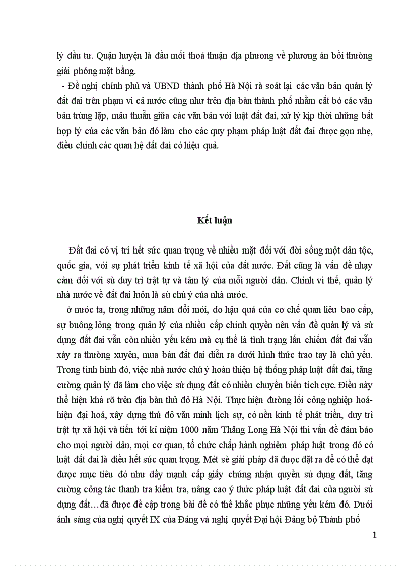 image for page Quản lý Nhà nước về đất đai trên địa bàn thành phố Hà Nội