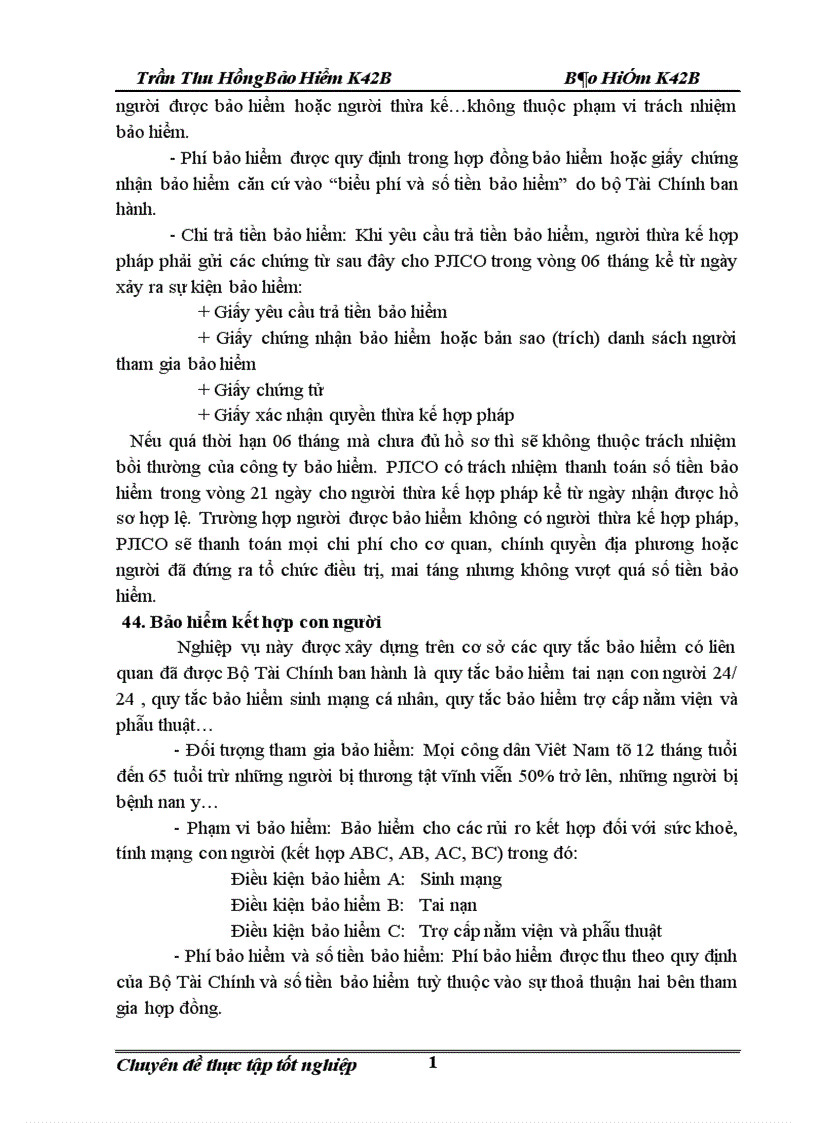image for page Một số kiến nghị nhằm nâng cao chất lượng công tác giải quyết khiếu nại trong bảo hiểm con người phi nhân thọ tại công ty cổ phần bảo hiểm Petrolimex PJICO 1
