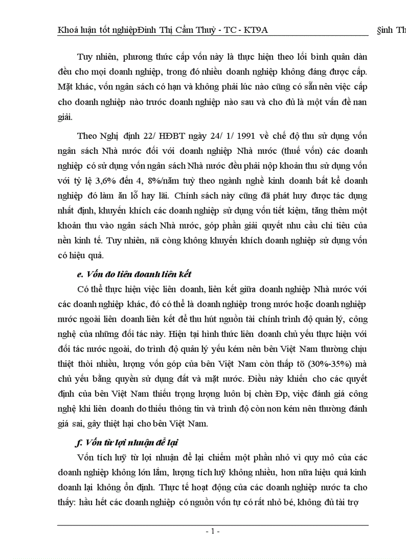 image for page Huy động vốn cho sản xuất kinh doanh ở xí nghiệp xây lắp điện công ty điện lực I