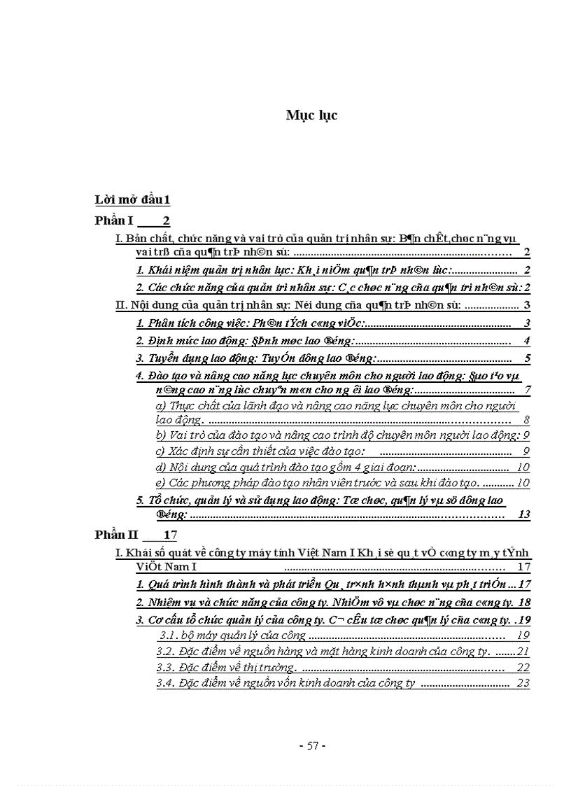 image for page Thực trạng về công tác quản trị nhân sự tại công ty Máy Tính Việt Nam I 1