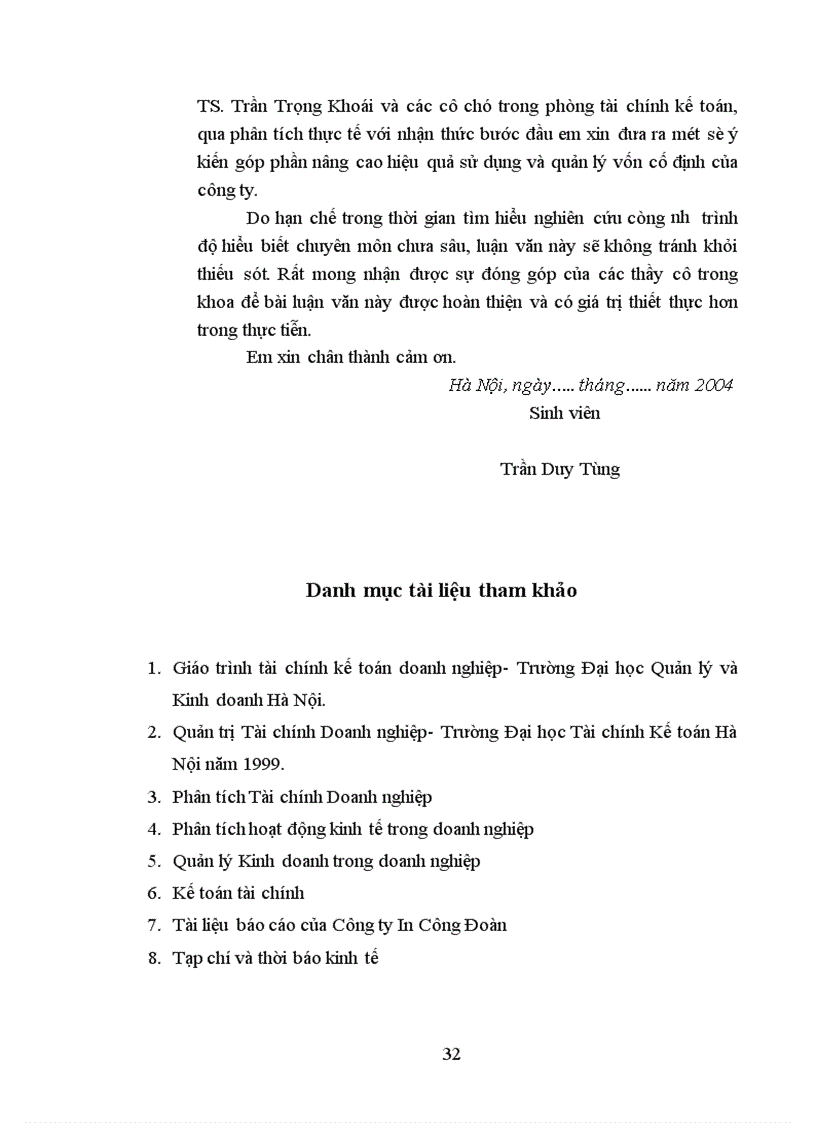 image for page Một số biện pháp quản lý vốn cố định nhằm nâng cao hiệu quả sử dụng vốn cố định tại Công ty in Công Đoàn 1