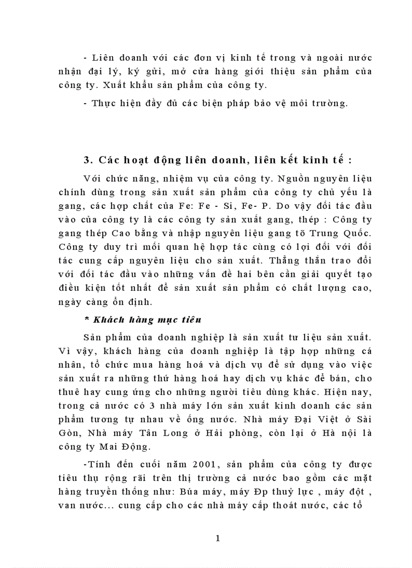 image for page Khảo sát tổng hợp tình hình sản xuất kinh doanh công ty Mai Động 1