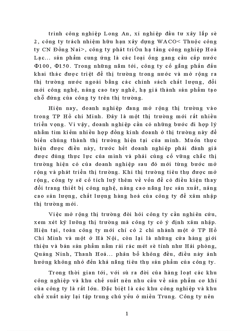 image for page Khảo sát tổng hợp tình hình sản xuất kinh doanh công ty Mai Động 1