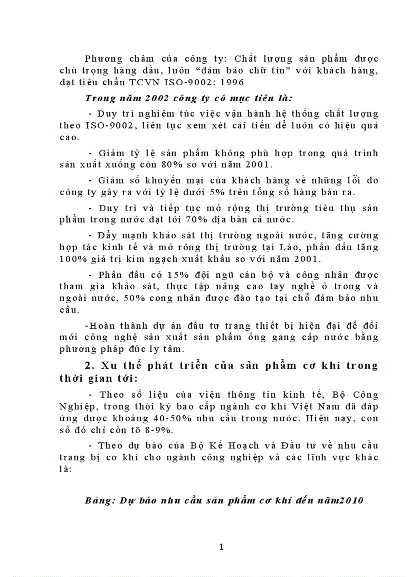 image for page Khảo sát tổng hợp tình hình sản xuất kinh doanh công ty Mai Động 1