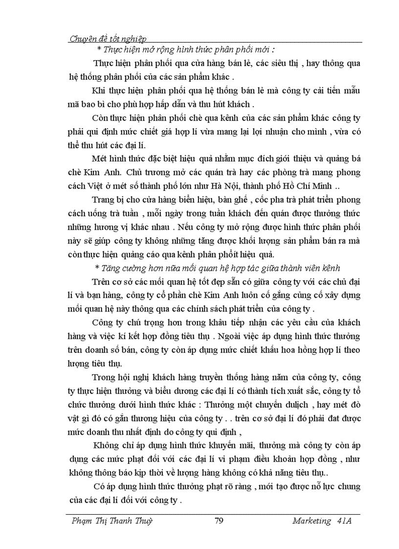 image for page Marketing hỗn hợp mở rộng thị trường chè của Công ty cổ phần chè Kim Anh 1