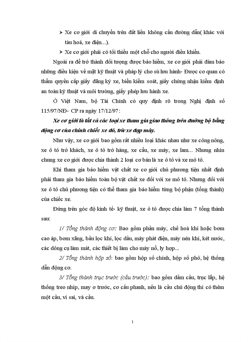 image for page Nâng cao hiệu quả kinh doanh nghiệp vụ bảo hiểm vật chất xe cơ giới tại Công ty cổ phần bảo hiểm PJICO 1