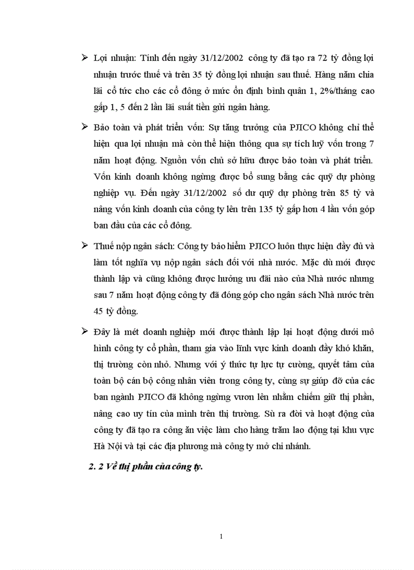 image for page Nâng cao hiệu quả kinh doanh nghiệp vụ bảo hiểm vật chất xe cơ giới tại Công ty cổ phần bảo hiểm PJICO 1