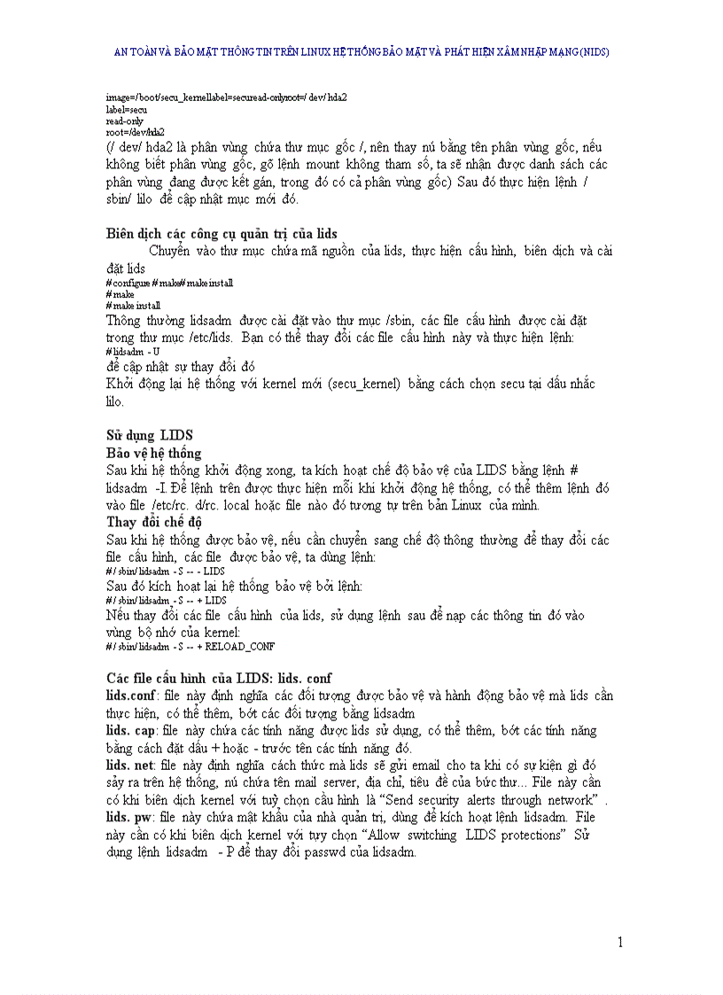 image for page an toàn và bảo mật thông tin trên linux Hệ thống bảo mật và phát hiện xâm nhập mạng Nids