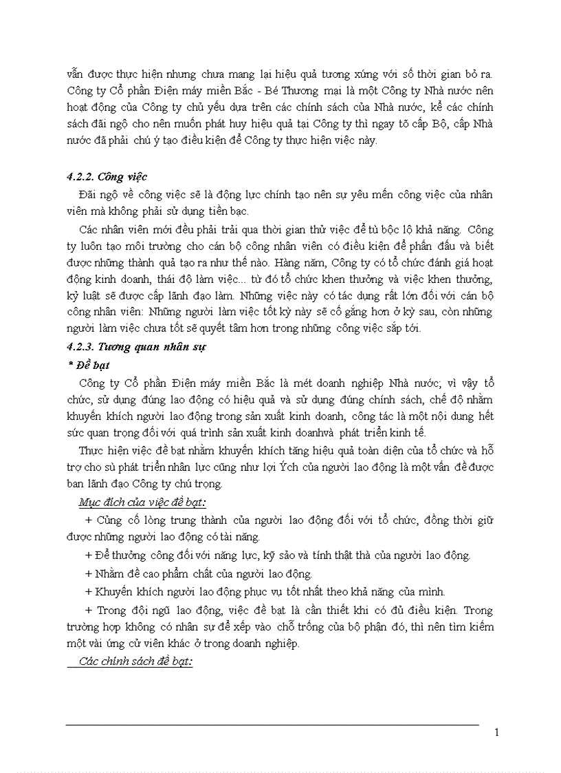 image for page Một số giải pháp nhằm hoàn thiện công tác quản trị nhân sự tại Công ty Cổ phần Điện máy Miền Bắc 1