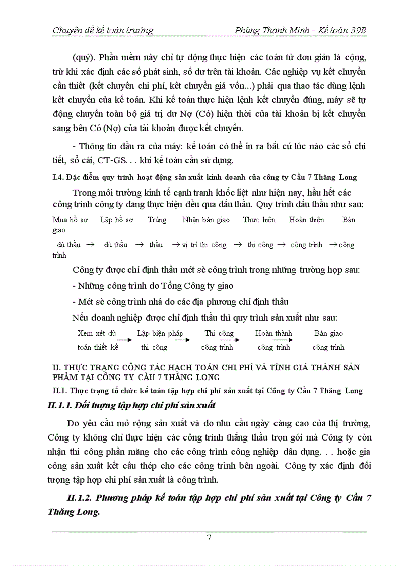 image for page Hoàn thiện công tác hạch toán chi phí sản xuất và tính giá thành sản phẩm tại Công ty Cầu 7 Thăng Long 1