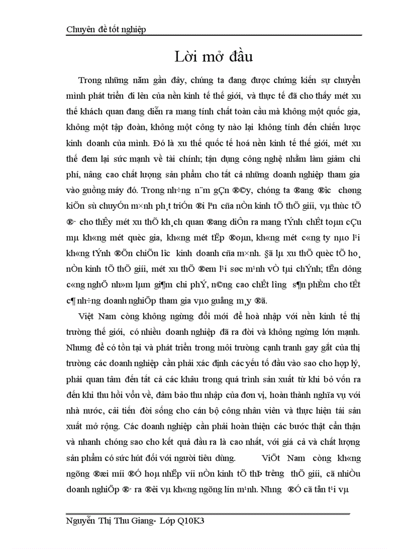 image for page Hoàn thiện công tác kế toán nguyên vật liệu tại Công ty Thăng Long TALIMEX 1