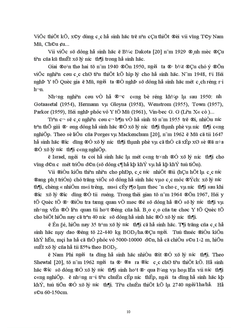 image for page Sử dụng hệ thống hồ sinh học kết hợp với hệ thống lọc qua hào đất để xử lý nước thải có nồng độ chất hữu cơ cao