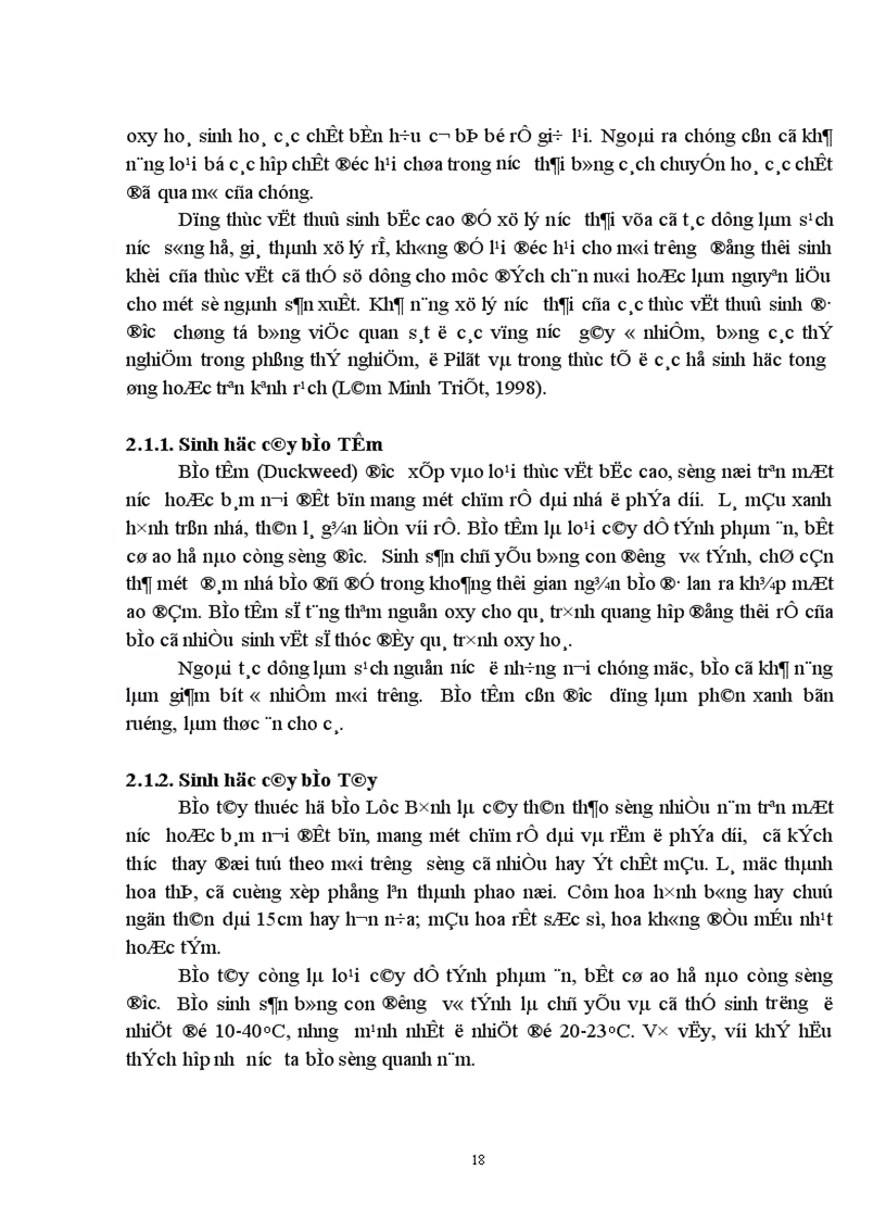 image for page Sử dụng hệ thống hồ sinh học kết hợp với hệ thống lọc qua hào đất để xử lý nước thải có nồng độ chất hữu cơ cao