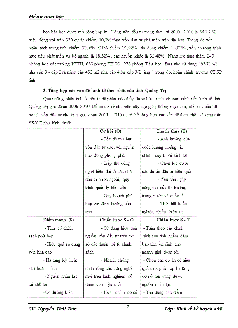 image for page Kế hoạch sử dụng vốn đầu tư phát triển kinh tế xã hội của tỉnh Quảng Trị 2011 2015 1