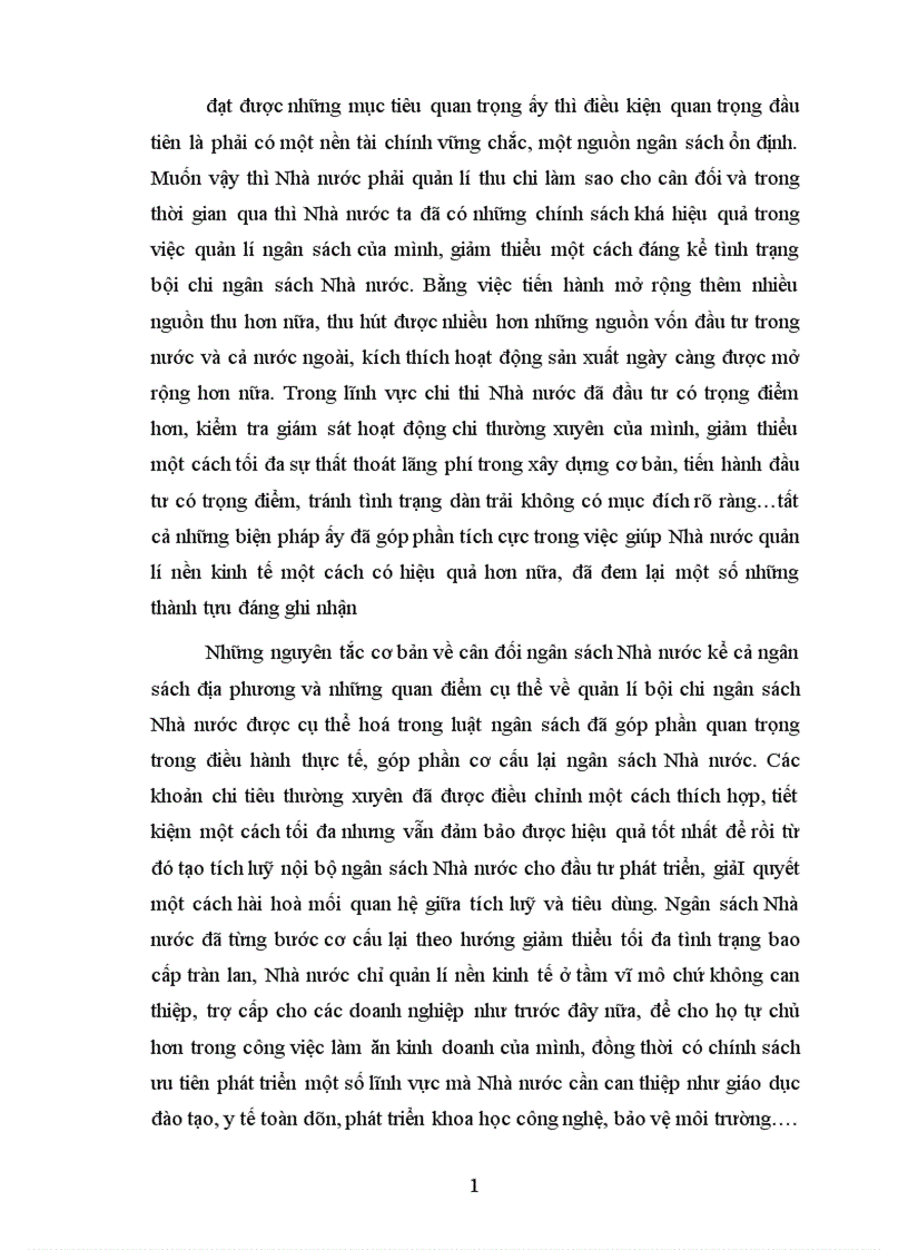 image for page Bội chi ngân sách Nhà nước ở Việt Nam hiện nay thực trạng và giải pháp 1