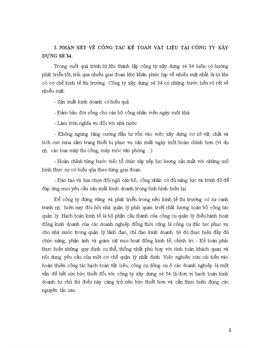 image for page Tổ chức công tác kế toán nguyên vật liệu công cụ dụng cụ ở công ty xây dựng số 34 1
