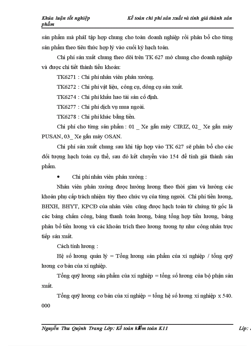 image for page Kế toán chi phí sản xuất và tính giá thành sản phẩm tại Công ty cổ phần Quan hệ quốc tế đầu tư sản xuất 1