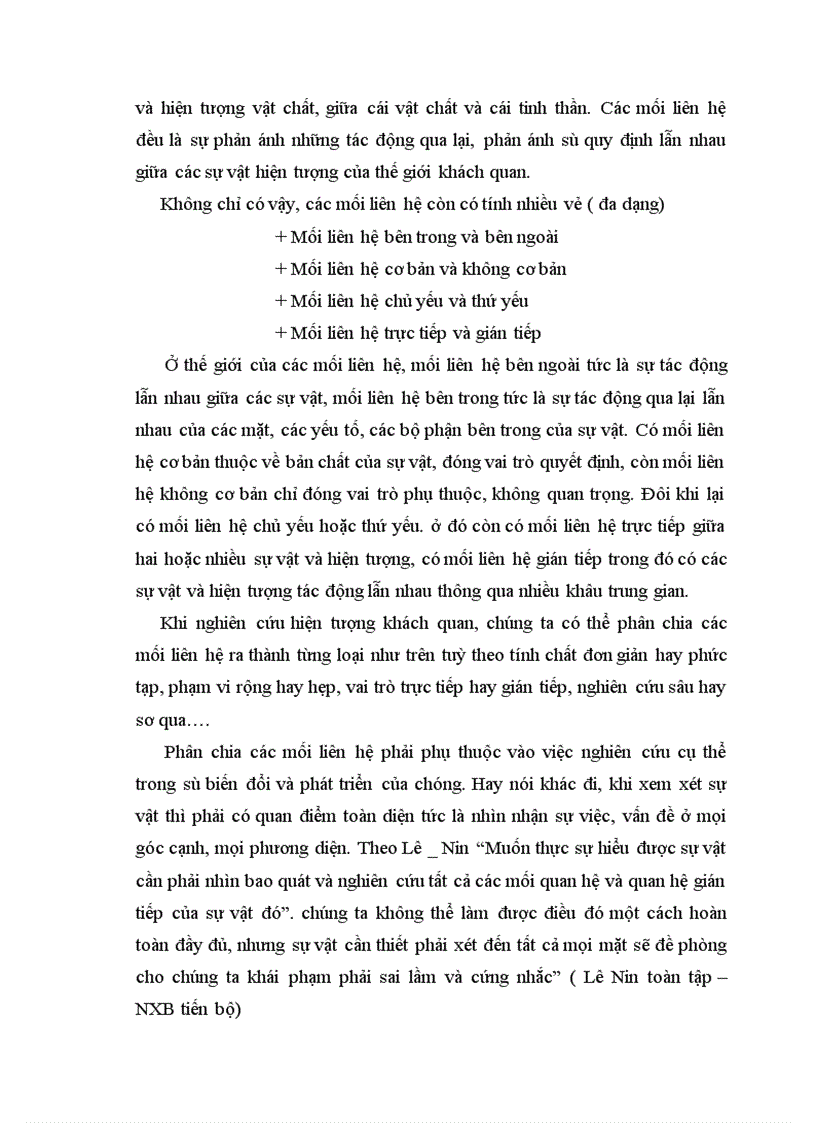 image for page Vận dụng quan điểm toàn diện của triết học Mác Lê Nin giải thích nguyên nhân và giải pháp