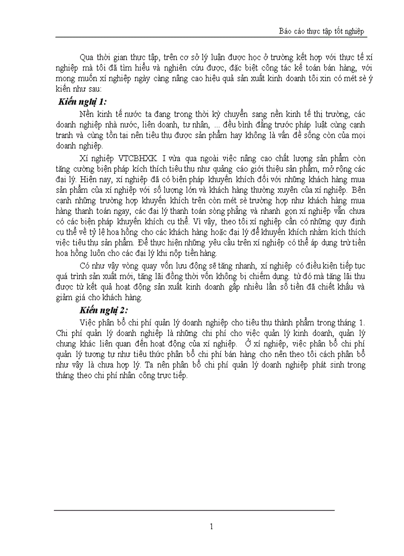 image for page Tình hình tiêu thụ của xí nghiệp và Những vấn đề còn tồn tại một số kiến nghị nhằm hoàn thiện công tác kế toán tiêu thụ tại xí nghiệp vật tư chế biến hàng xuất khẩu I