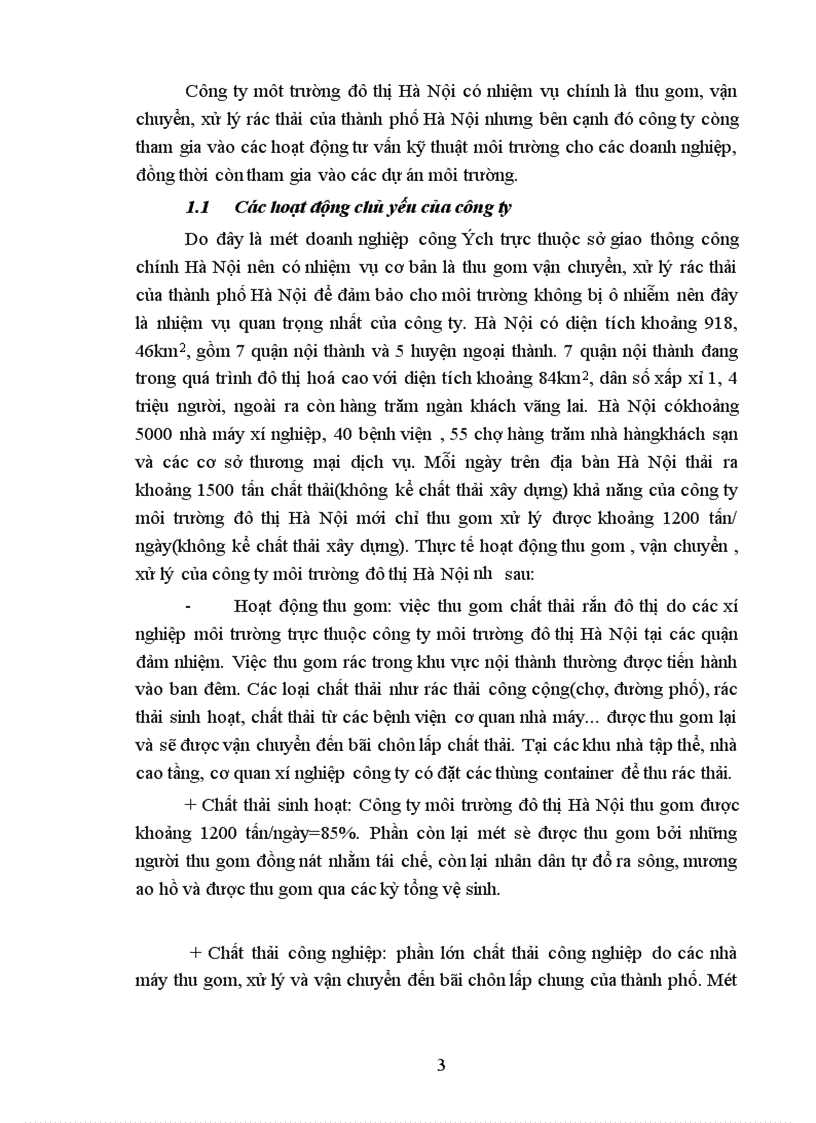 image for page Báo cáo thực tập tại Công ty môi trường đô thị Hà Nội