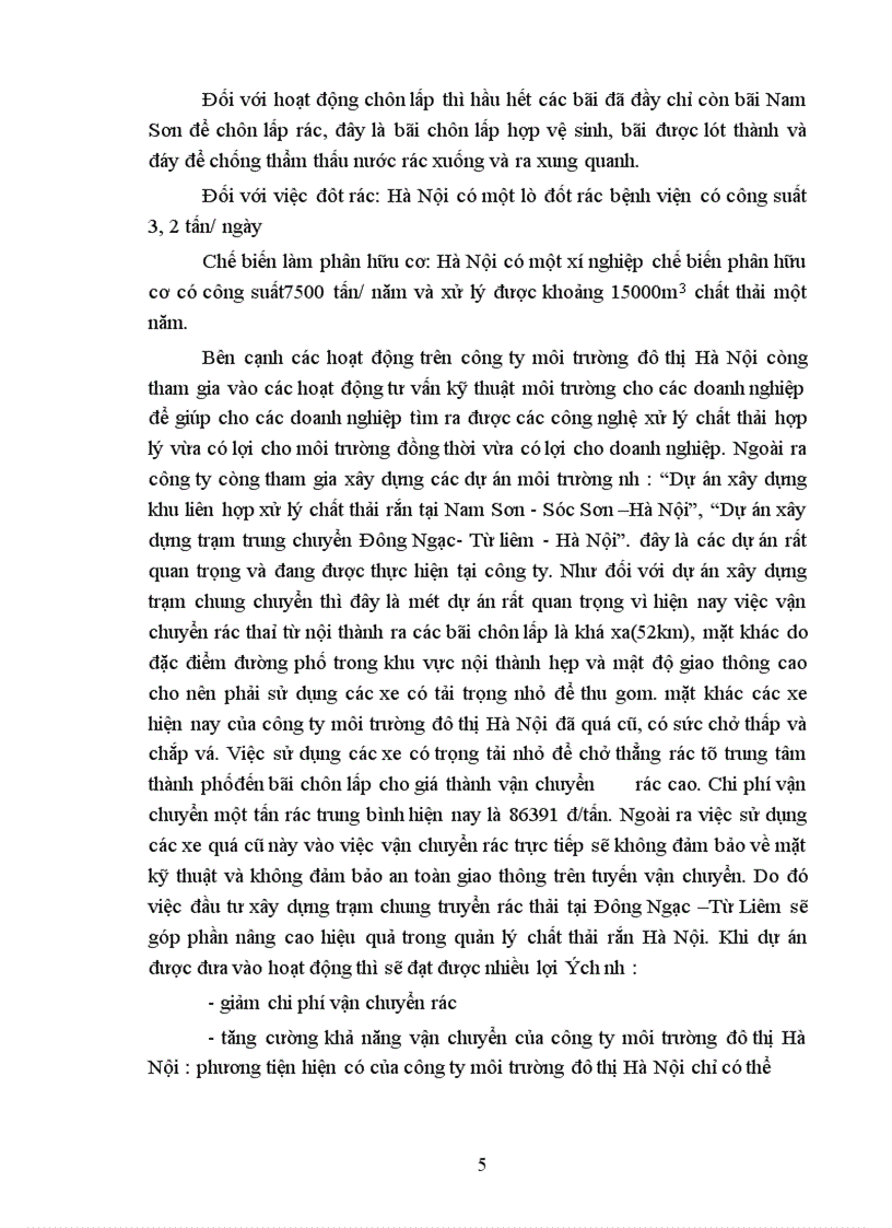 image for page Báo cáo thực tập tại Công ty môi trường đô thị Hà Nội