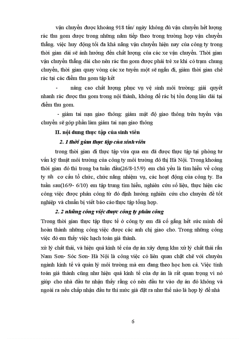 image for page Báo cáo thực tập tại Công ty môi trường đô thị Hà Nội