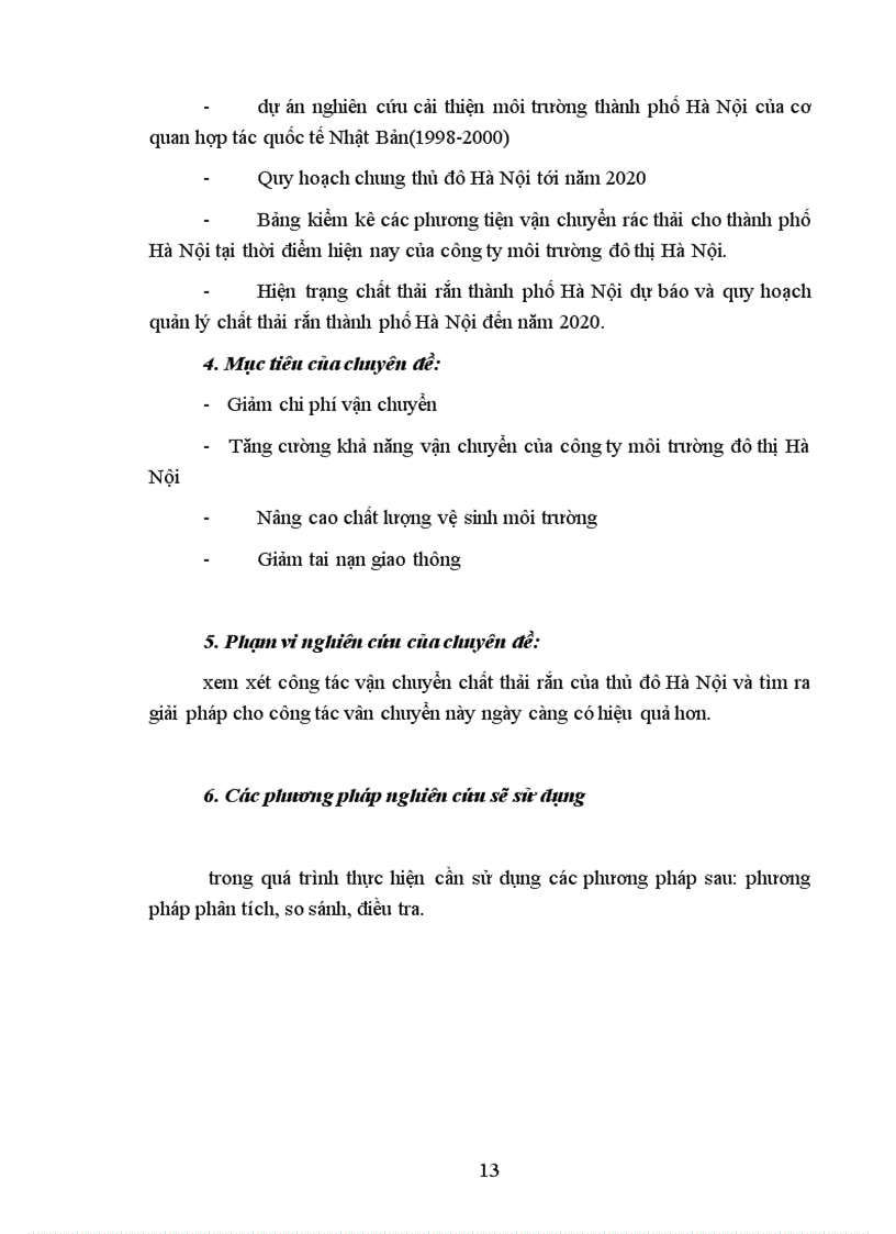 image for page Báo cáo thực tập tại Công ty môi trường đô thị Hà Nội