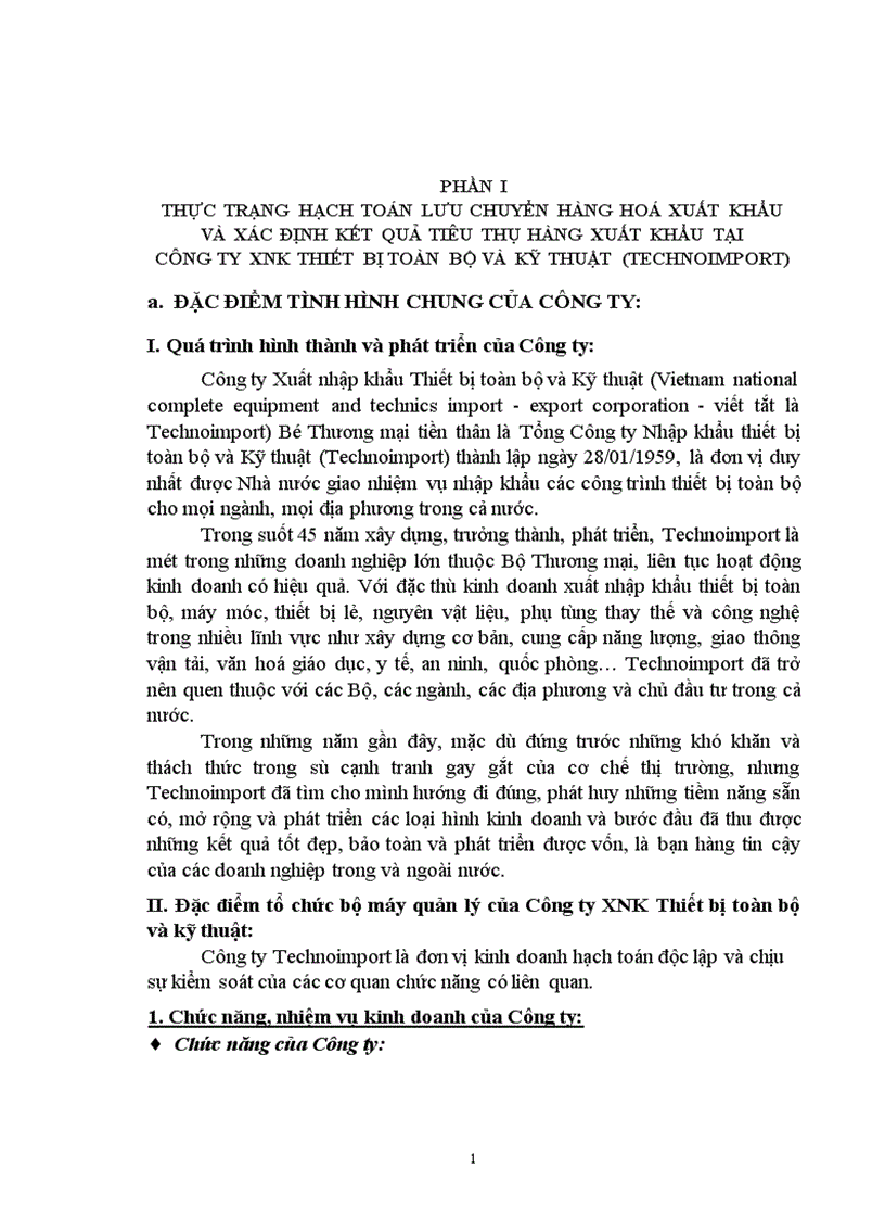 image for page Thực trạng và giải pháp hoàn thiện hạch toán lưu chuyển hàng hoá xuất khẩu và xác định kết quả tiêu thụ hàng xuất khẩu tại Công ty XNK Thiết bị toàn bộ và kỹ thuật 1