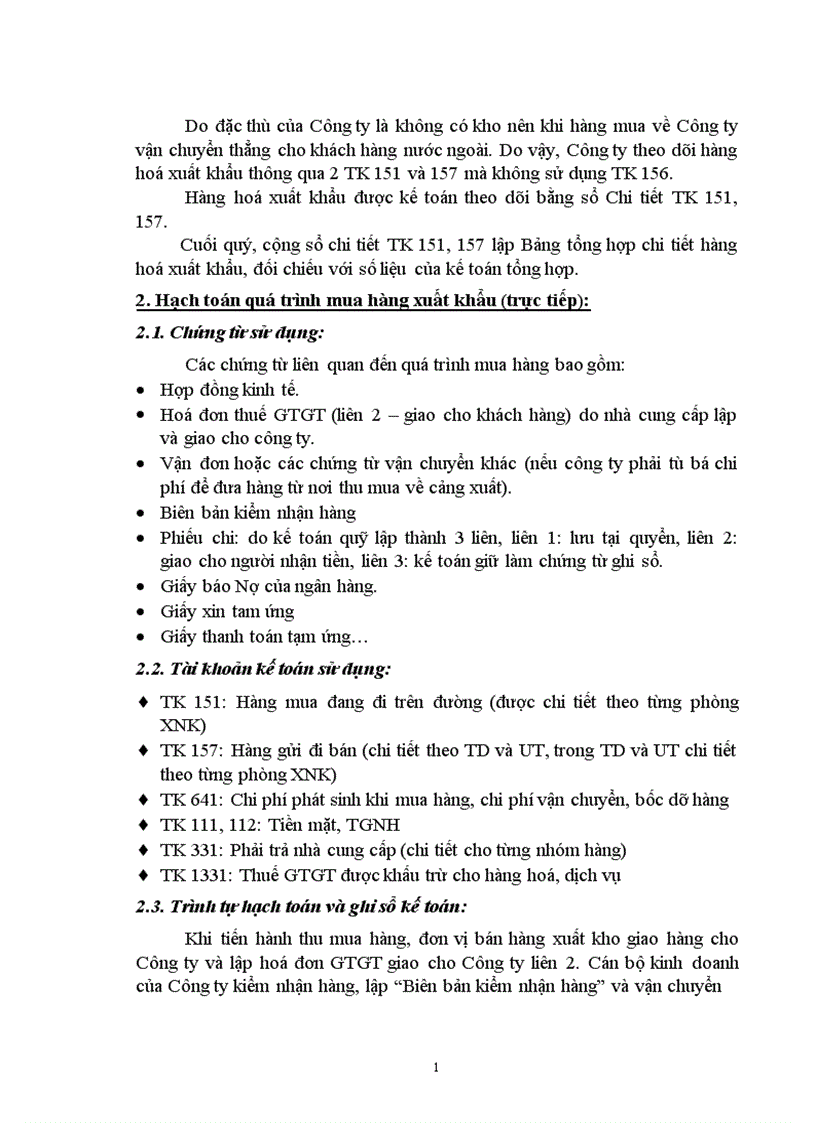 image for page Thực trạng và giải pháp hoàn thiện hạch toán lưu chuyển hàng hoá xuất khẩu và xác định kết quả tiêu thụ hàng xuất khẩu tại Công ty XNK Thiết bị toàn bộ và kỹ thuật 1