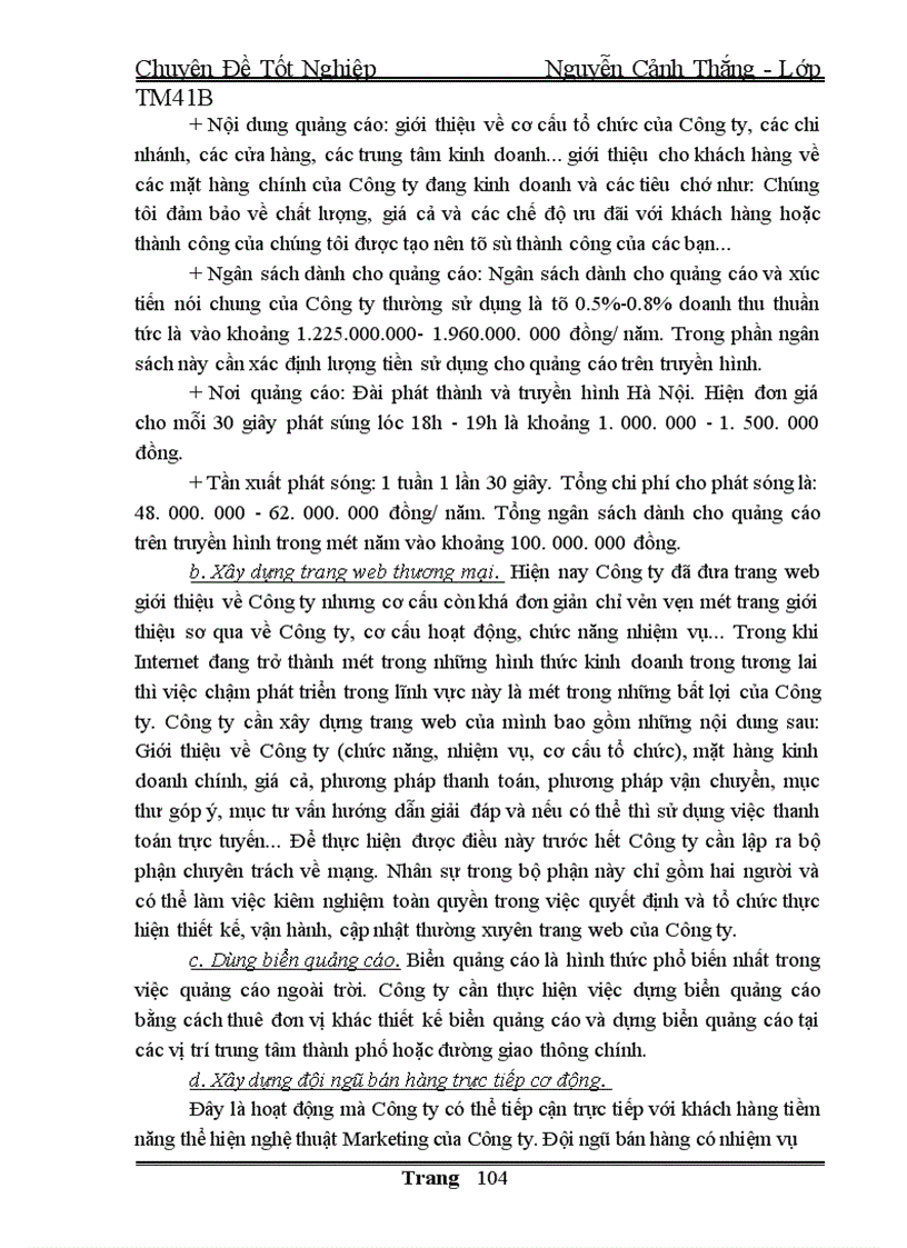 image for page Chiến lược Marketing của Công ty Vật Tư Bưu Điện I trong thời gian tới 1