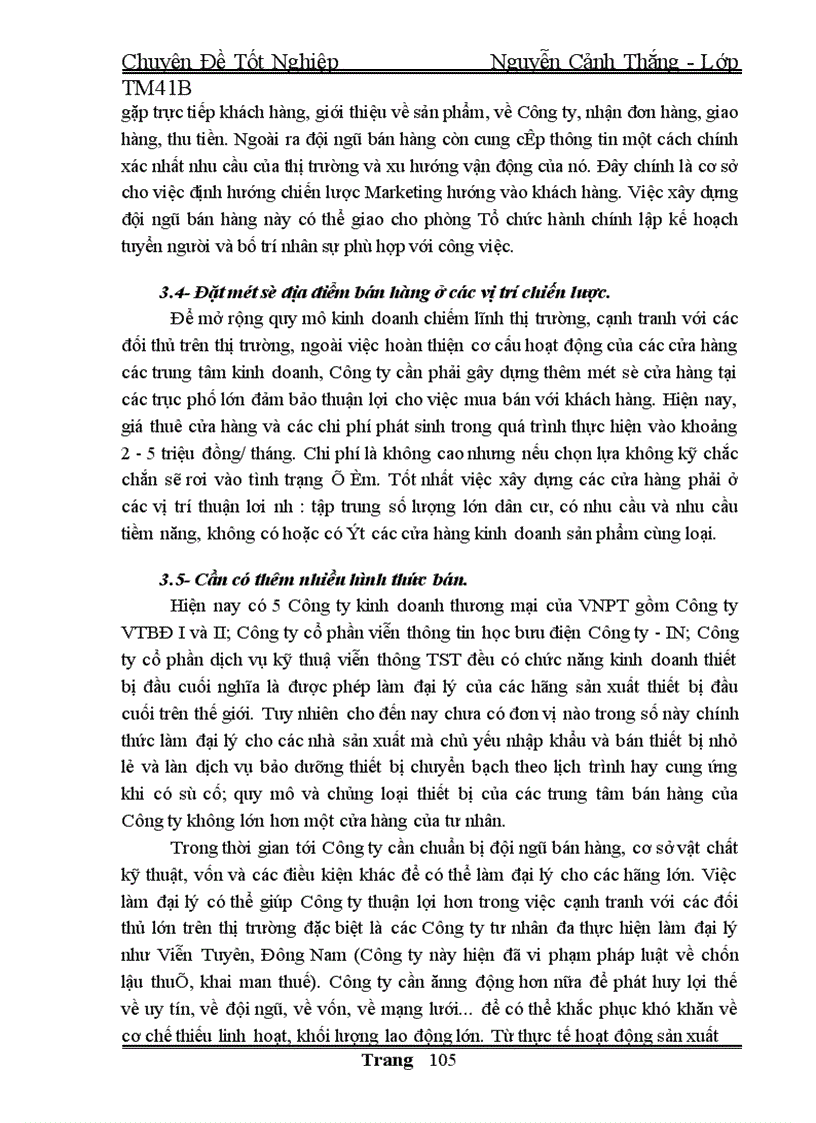 image for page Chiến lược Marketing của Công ty Vật Tư Bưu Điện I trong thời gian tới 1