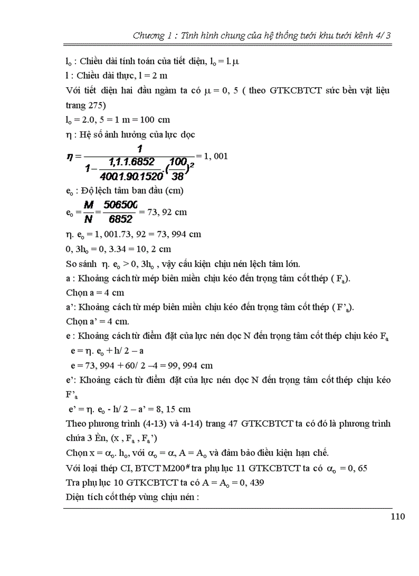 image for page Thiết kế sơ bộ trạm bơm tưới Việt Hoà Tỉnh Bắc Giang