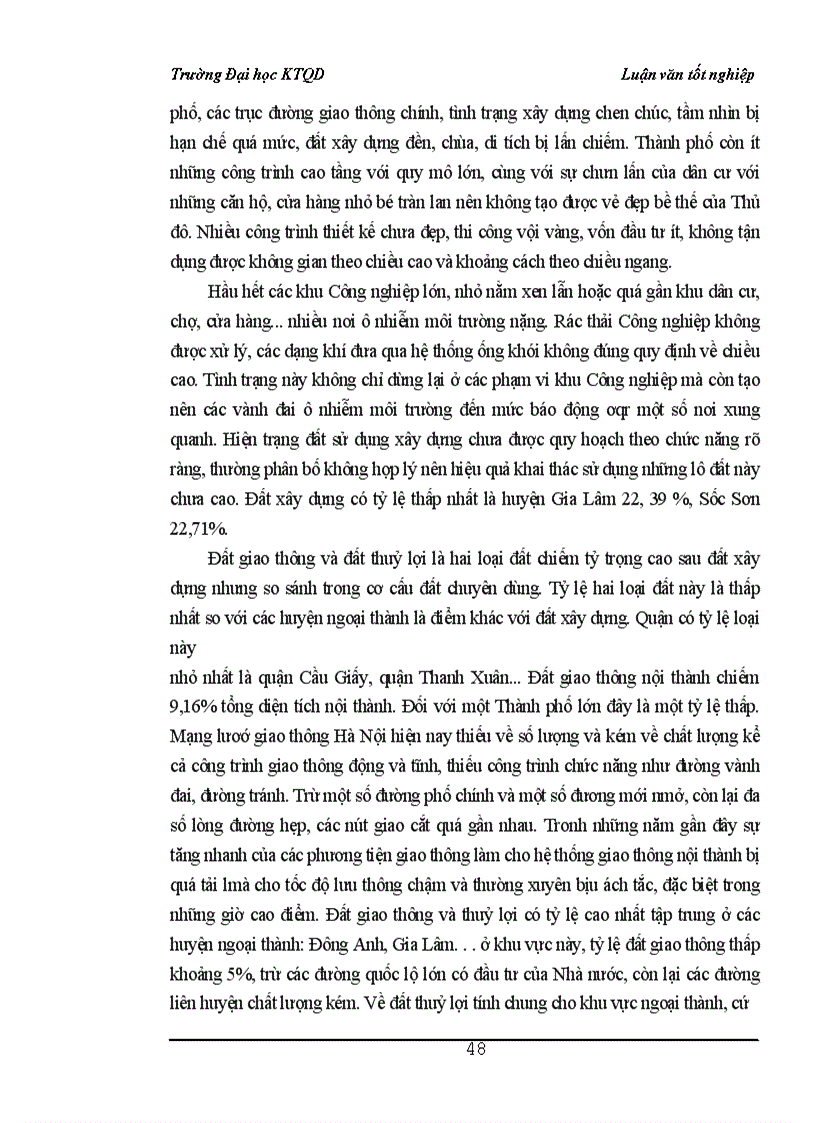 image for page Đánh giá tình hình sử dụng đất đai trên địa bàn Thành phố Hà Nội
