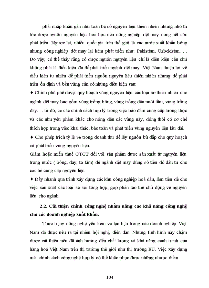 image for page Một số giải pháp nâng cao sức cạnh tranh hàng may mặc của công ty HANOSIMEX trên thị trường EU